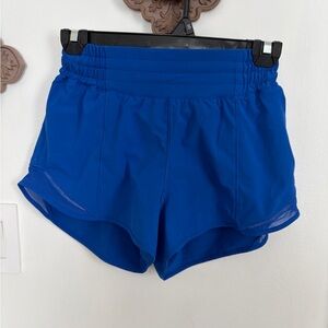Lululemon Athletica Vibrant Blue Athletic Shorts